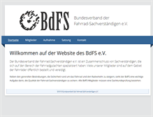 Tablet Screenshot of bdfs.de